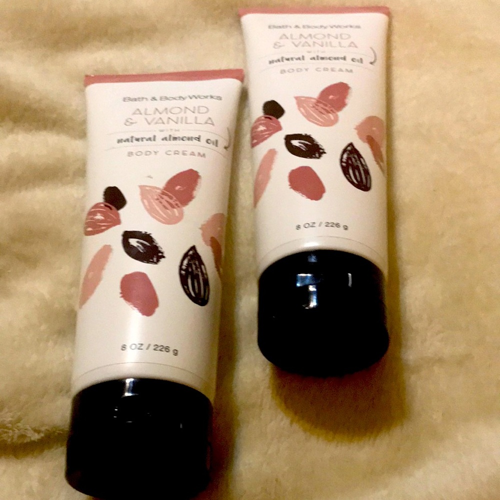 Almond & Vanilla Body Cream -pack of 2